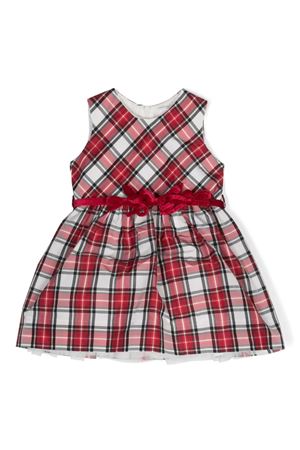 red polyester dress MONNALISA KIDS | 31D91144204301